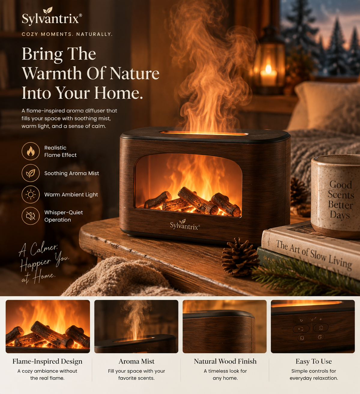 Fireplace Aroma Diffuser