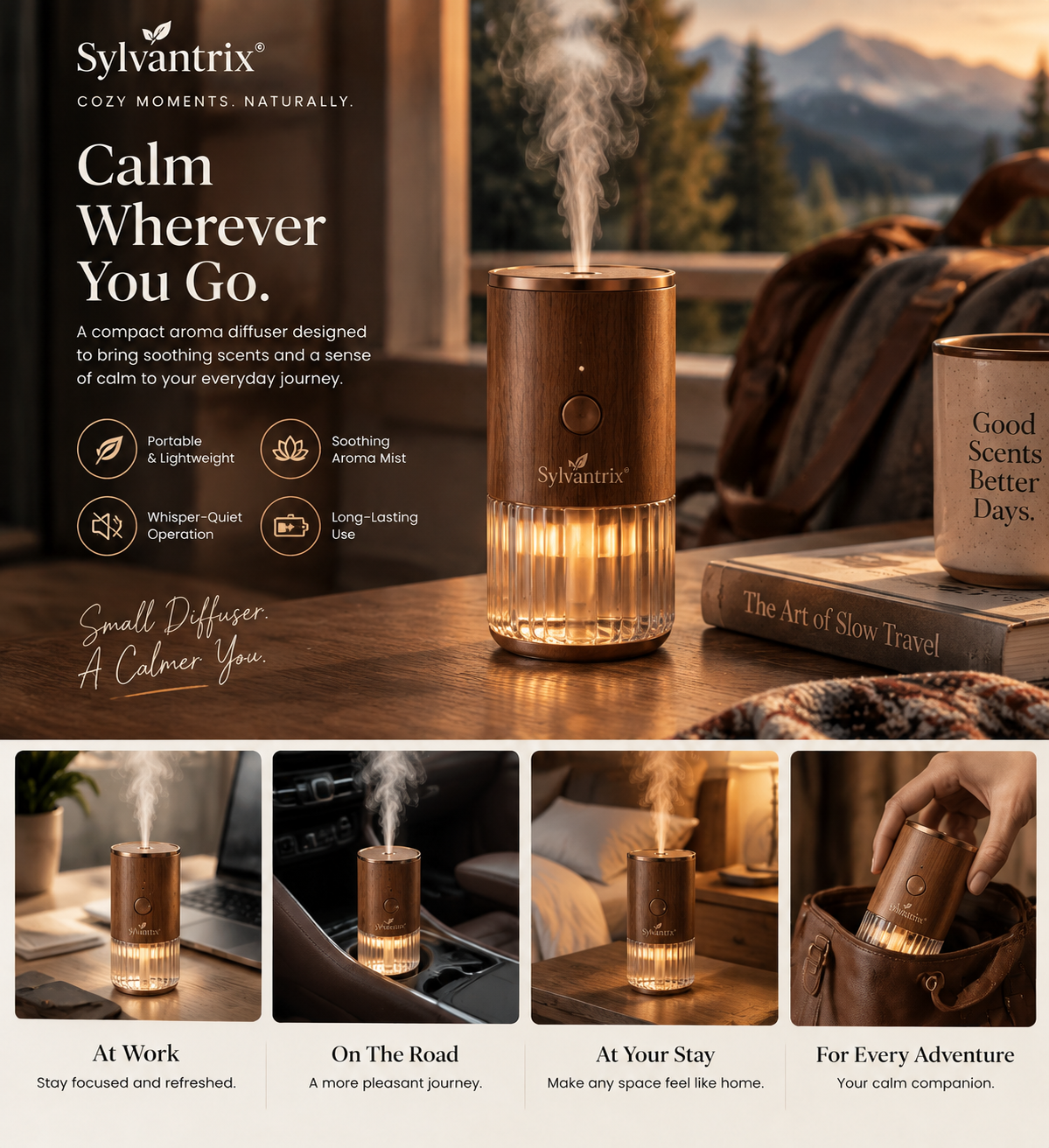 WanderMist Portable Aroma Diffuser