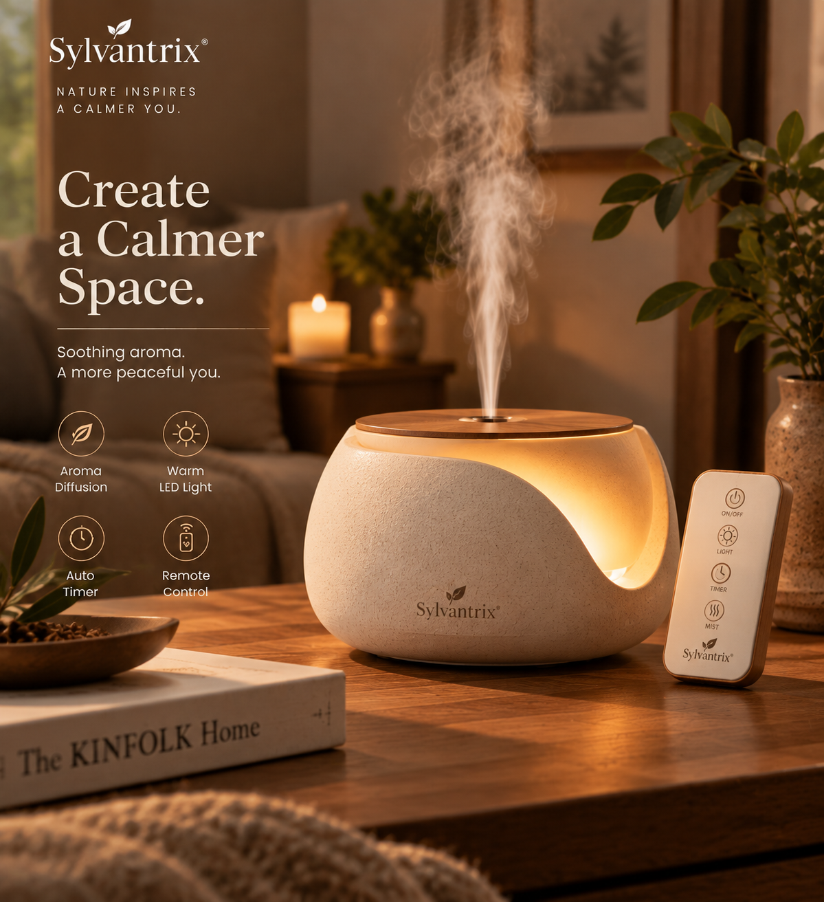 CalmGlow Aroma Diffuser